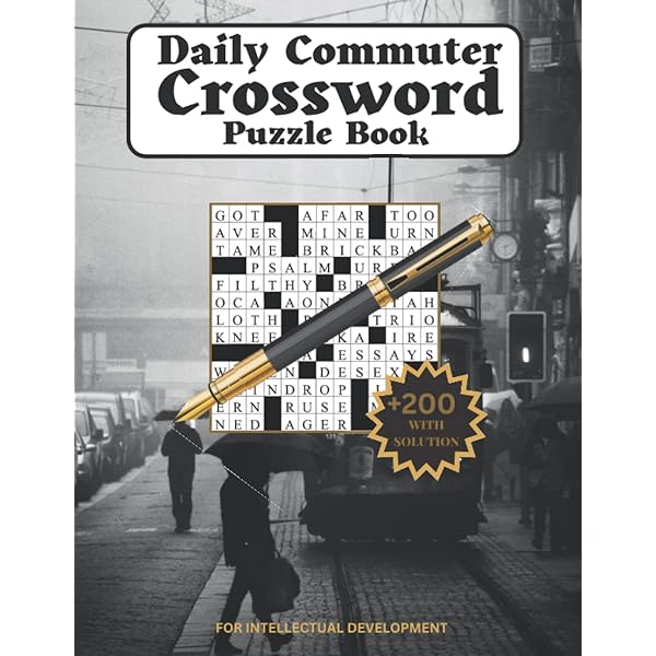 Daily Commuter Crossword Puzzle Book: For Intellectual ...