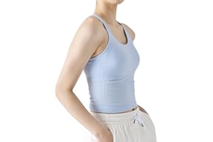 sphinx cat Ribbed Workout Short Racerback Tank Tops for Women with Built in Bra