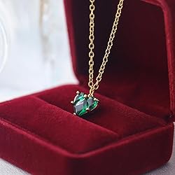 WFYOU Gold Heart Necklace for Women Dainty Tiny 14k