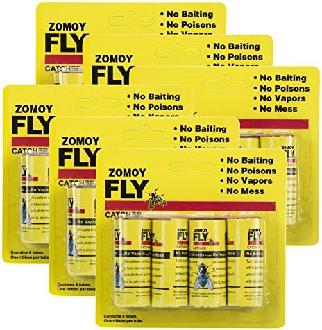 VANKINE-Fly Trap-Fly Paper Strips-Fly Catcher Trap-Fly Ribbon-Fly Bait-Fly Catcher Ribbon - 24 Pack