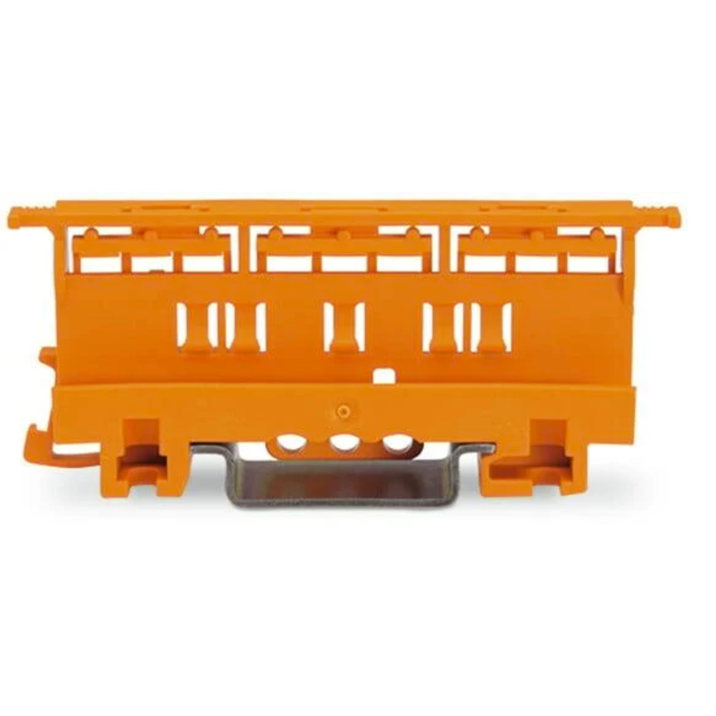 WAGO Mounting carrier; 221 Series - 6 mm²; for DIN-35 rail mounting/screw mounting; orange, 221-510 (10 pcs)