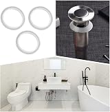 WUTUDMAI 4Pcs Clear Rubber O-Rings Seal Gasket for Pop Up Sink Drain Plug view 6