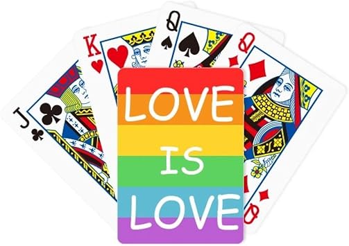 Amazon Co Jp Diythinker レインボーゲイレズビアン トランスジェンダー バイセクシャル ポーカー トランプ テーブルトップ ゲーム ギフト スポーツ アウトドア