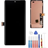 OLED Display Compatible with Google Pixel 7 Pro GE2AE 6.3" inch LCD Screen Display Digitizer Assembly with Frame and Tools(Support Fingerprint)