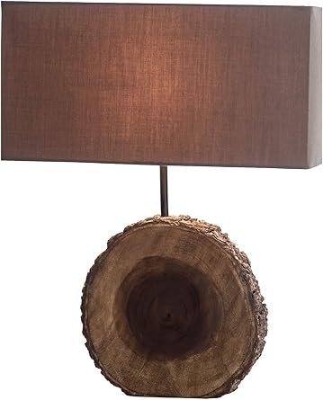 unfinished wood lamp