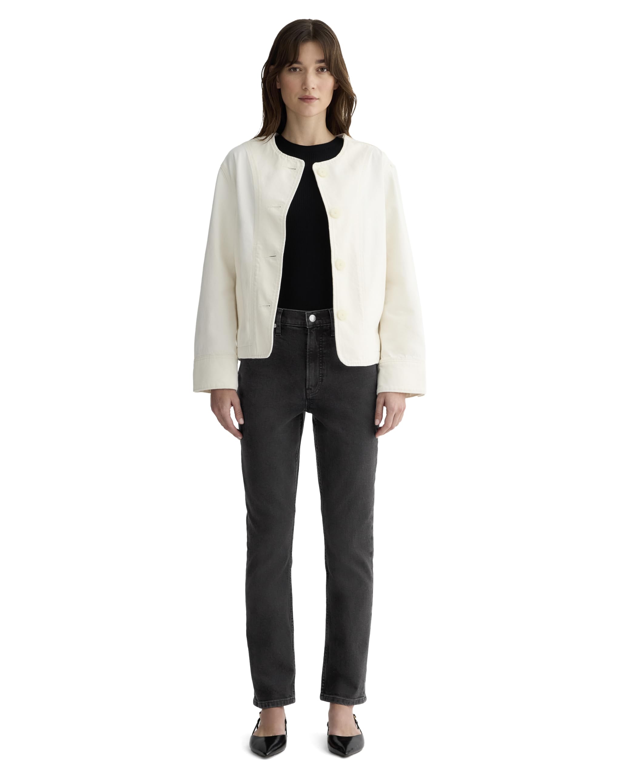 Everlane The Original Cheeky® Jean (28.5″ Inseam) – Washed Black 24