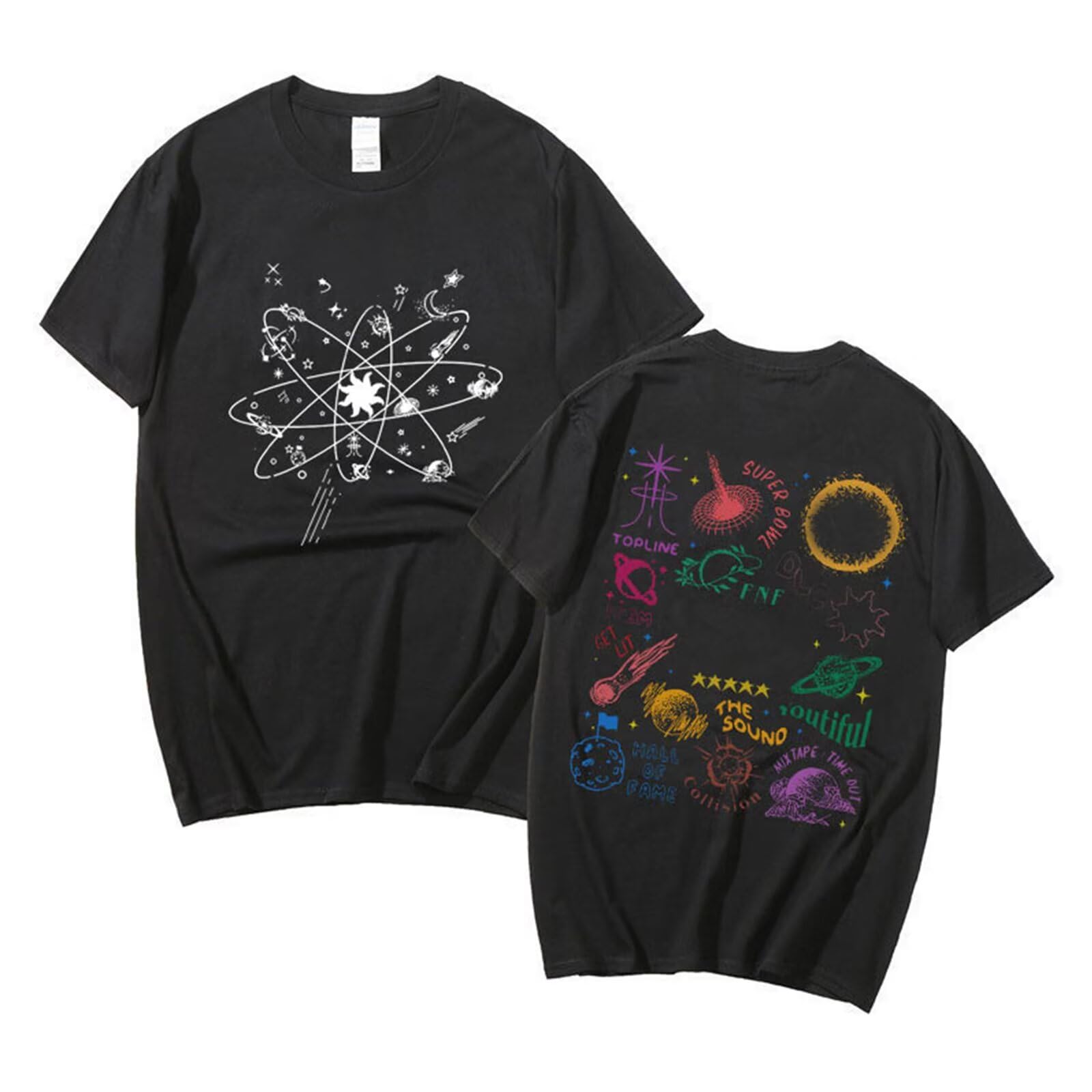 Photo 1 of DHSPKN Skz 5 Star New Album Merch T Shirt Felix Changbin Jisung Hyunjin Minho Concerts Tee Unisex Girls Mens Tops Black04 3XL