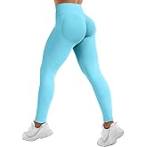 YEOREO SoftHue Workout Leggings for Women Hidden Scrunch No Front Seam Seamless Mid Waist Tummy Control 25" Impact Yoga Pants