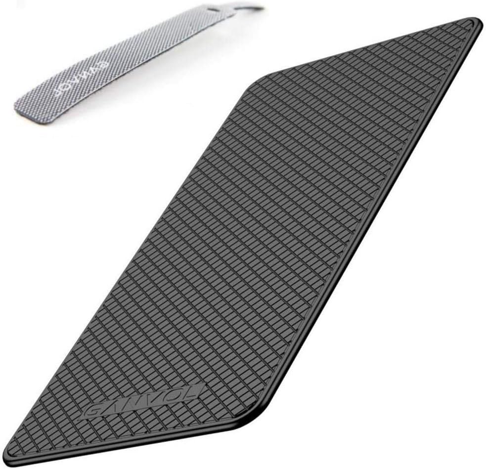 Ganvol Dashboard Non slip Mobile Phone Grip Mat 1pcs (13.5 x 7 cm), Multi Purpose Sticky Pads, Anti Slip in Car Dash Sticky Mat, Auto Keys Holder, Heat Resistant - Don't Melt under Hot Sun