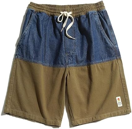 khaki denim shorts mens