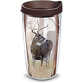 Tervis Deer Trio Made in USA Double Walled Insulated Tumbler Travel Cup Keeps Drinks Cold & Hot, 16oz, Classic