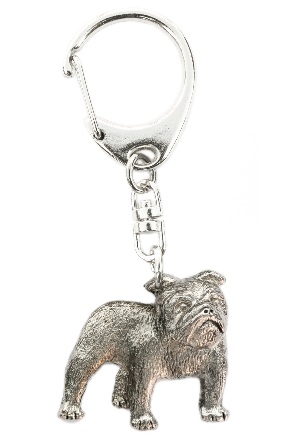 Bulldog Made in U.K Artistic Style Dog Key Ring Collection