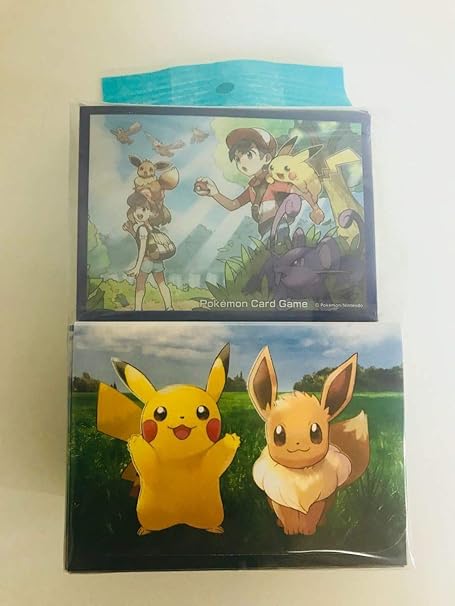 Amazon 最安即決 デッキケース シールド ピカ ブイ Let S Go ピカチュウ イーブイ ポケモンセンター 限定 スリーブ ピカブイ ポケセン トレカ 通販