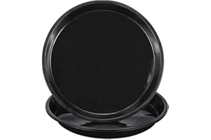 PATIKIL 3 Pack Plastic Plant Saucer, 14 Inch Plant Tray for Pots Round Plant Dish Plant Drip Trays Water Tray for Indoors Out