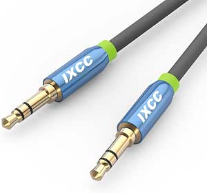 iXCC 6-Feet 3.5mm Male to Male Universal Aux Audio Stereo Cable for Smartphones, Tablets and MP3 Player