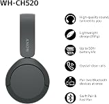 Sony WH-CH520 Wireless Bluetooth On-Ear Headphones 50hr Battery EQ Clear Calls view 2