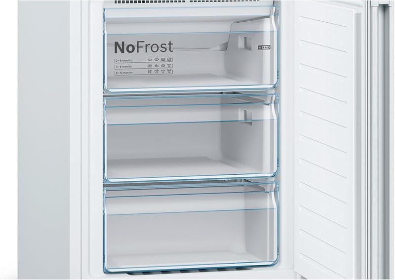 , Frigorífico Combi, Serie 4, 60 cm, Total NoFrost, blanco, KGN362WED — foto 5 de 6