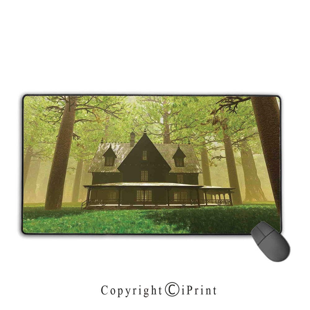 Amazon Com Extended Gaming Mouse Pad With Stitched Edges Mystic