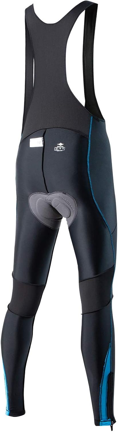 Santic Cycling Bibs Pants Mens Long Tights 3D Padded Bike Legging: Clothing