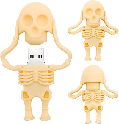 BORLTER CLAMP 32GB USB Flash Drive Skeleton Novelty Memory Stick Pen Drive