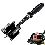 Meat Chopper for Ground Beef - Heat Resistant Ground Beef Smasher for Hamburger Meat - Nylon Hamburger Chopper Utensil - Grou