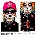 TEFITI Balaclava Face Mask, Multifunctional Headwear Neck Gaiter for Men, 3D Dust Mask Sun UV Dust Wind Proof for Outdoor Camping, Running, Motorcycling, Fishing, Hunting