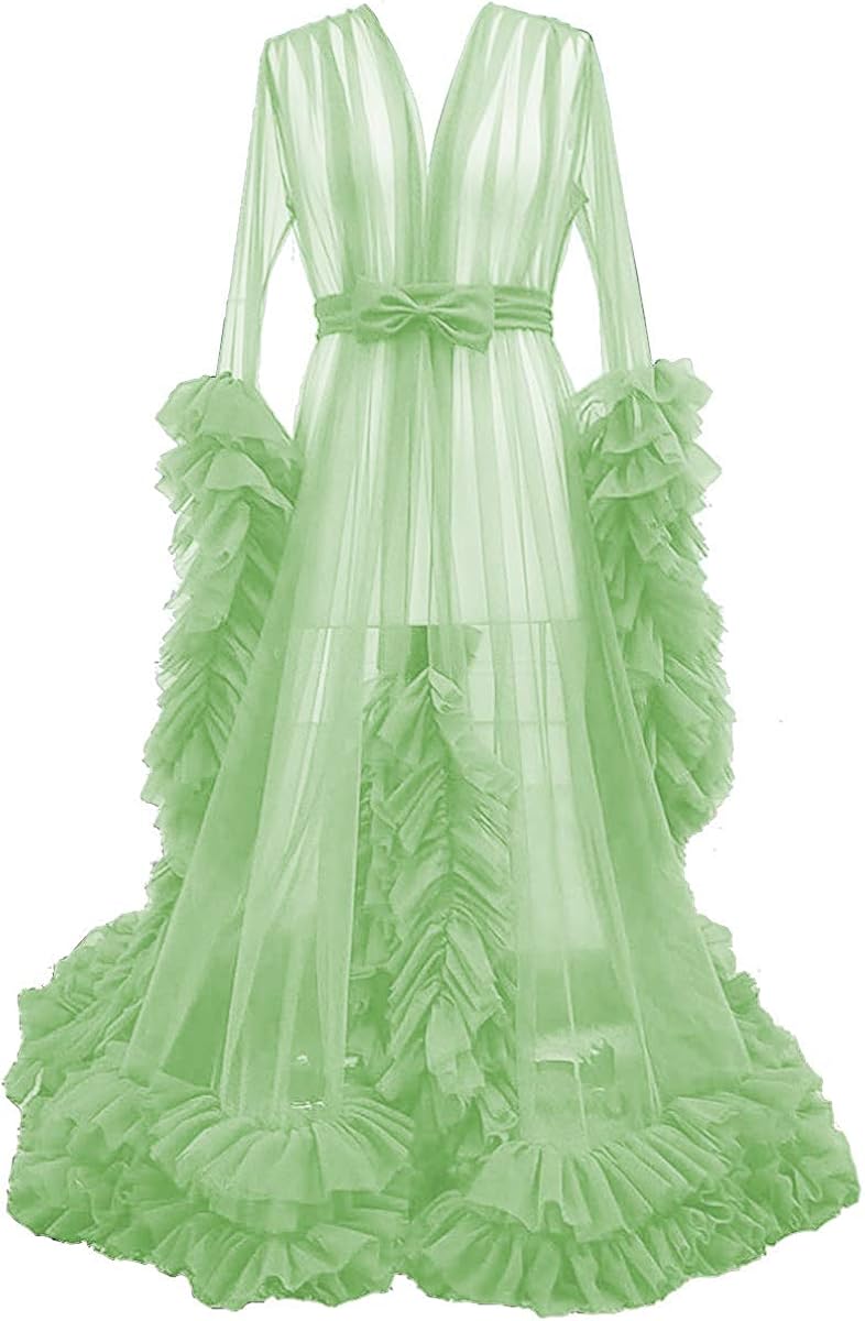 Amazon.com: Tulle Maternity Dresses for Bay Shower Long ...