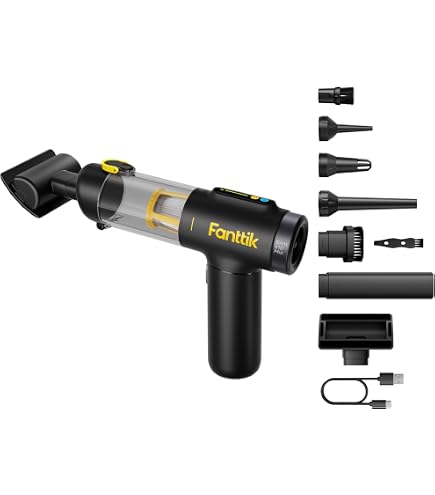 Amazon.com - Fanttik Slim V8 Apex Car Vacuum Black Slim V10 Mix