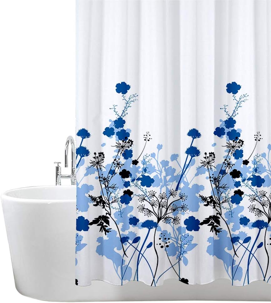 ANSIO Shower Curtain Mould and Mildew Resistant 180 x 180 cm (71 x 71