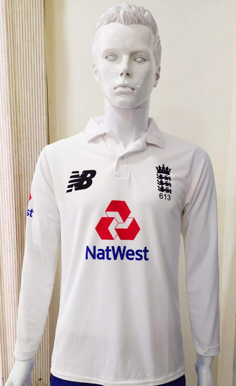 Test Cricket England Cricket Replica Shirts Full Sleeve England
