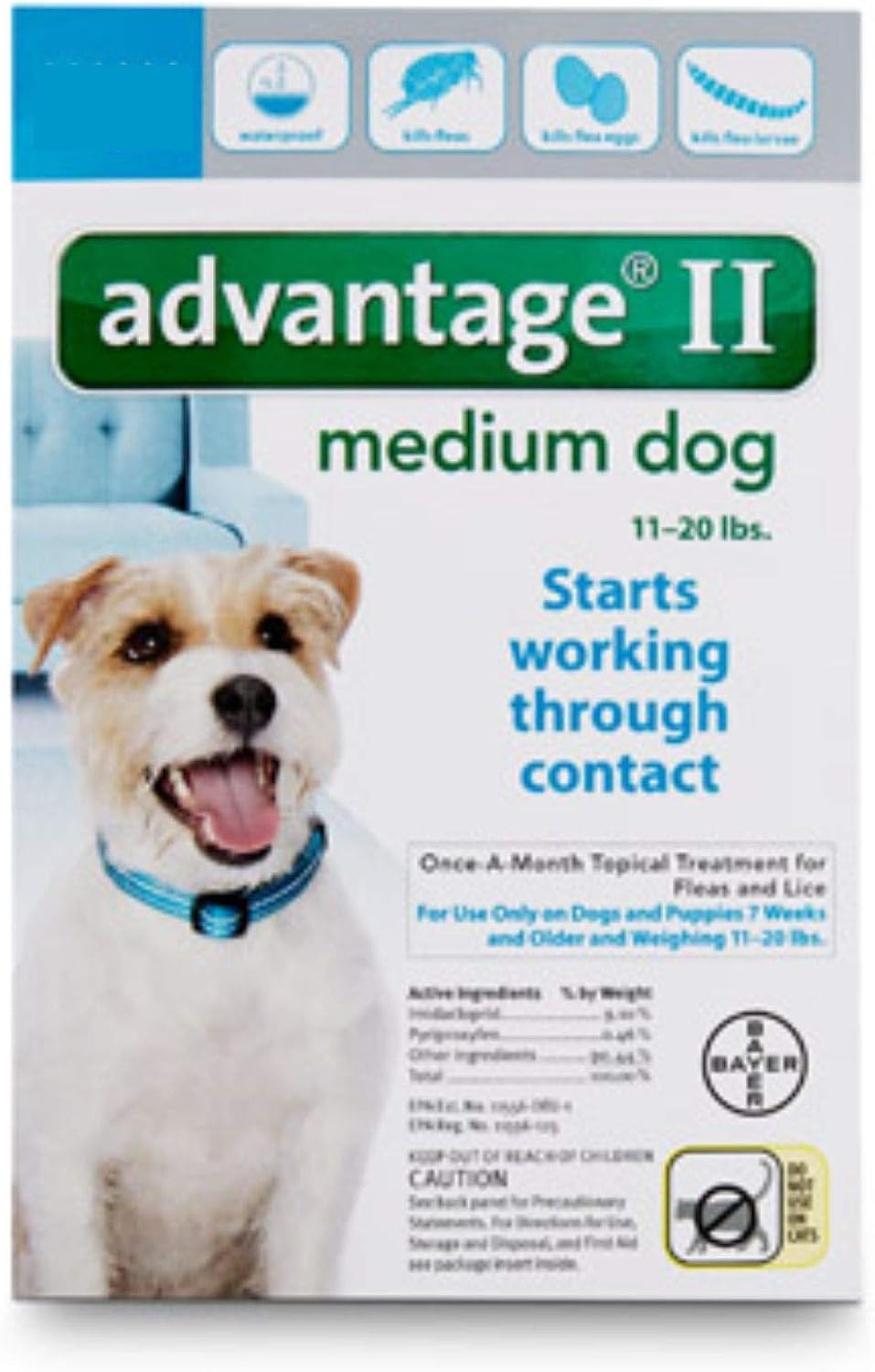 advantage ii small dog