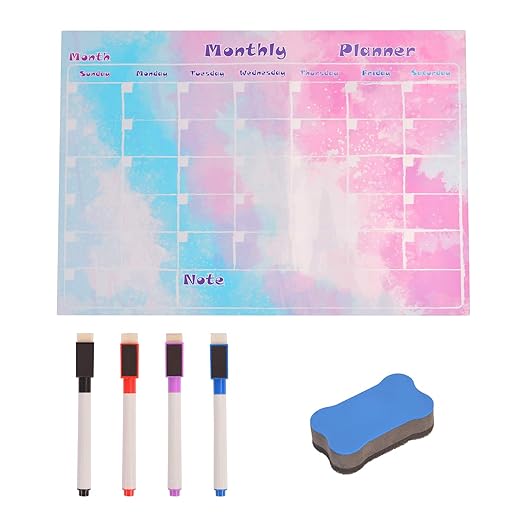 KATOOM Pizarra magnética para Nevera 6pcs planificador de menú ...