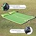 Koolsen Self-Inflating Sleeping Pad for Camping Backpacking Fishing and Climbing, Lightweight Camping Pad with Pillow, Green
