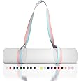Tumaz Yoga Mat Strap [MAT NOT Included] (15+ Colors, 2 Sizes Options) with Extra Thick, Durable and Comfy Delicate Texture | 