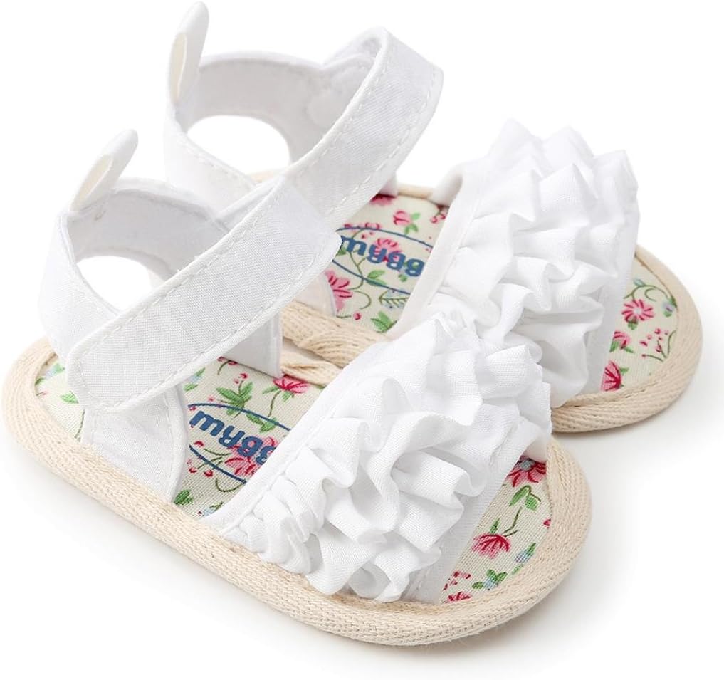 Baby Summer Sandals Infant Toddler Girl Anti Slip Flowers Princess Baby Shoes Sandals
