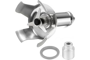 Stainless Steel Bell Cover Assembly with Removable Blade 39455 for Robot Coupe MP550 Turbo B Series
