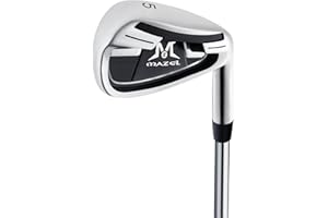 MAZEL Golf Individual Iron 1,2,3,4,5,6,7,8,9, Golf Iron with Steel Shafts for Right Handed Golfers