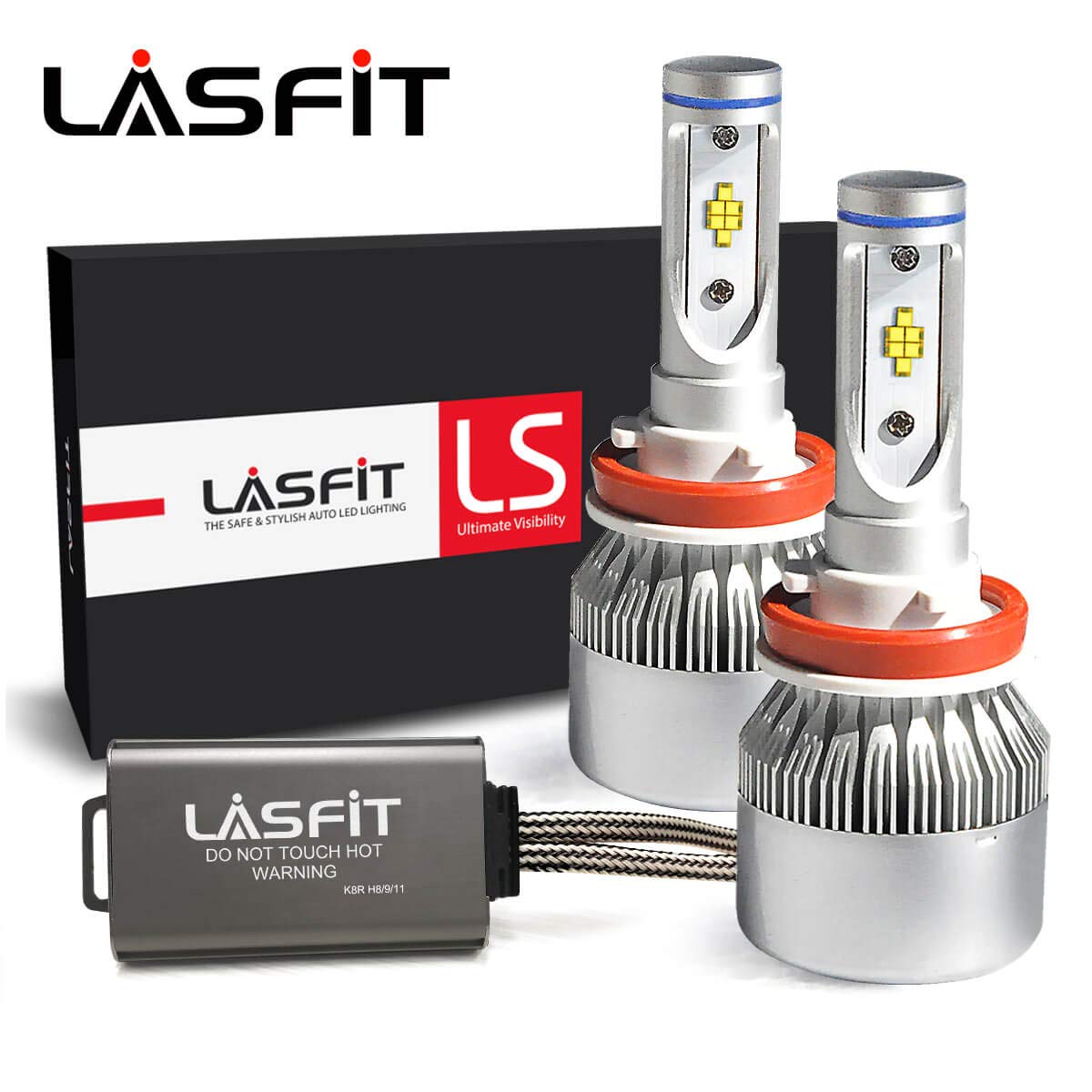 Amazon.com: LASFIT LS Series H11/H8/H9/H16 LED Headlight Bulbs-LUMILEDS  LUXEON Z ES Chips-90W 10000LM 6000K: Automotive