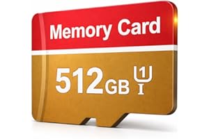Memory Card 512GB Large Capacity Memory Cards 512GB High Speed TF Card Portable Memory Carte for Storage Phone, Tablet, Drone