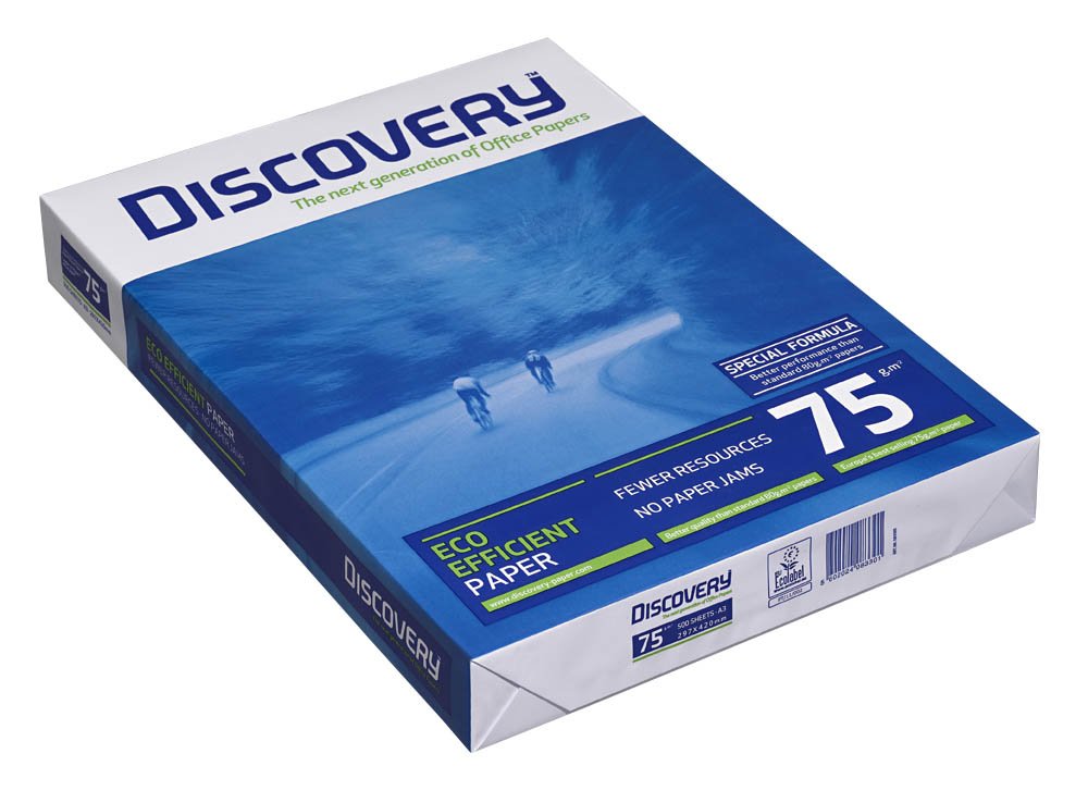 Blake Discovery A3 297 x 420 mm Copier Paper - White (Pack of 500 Sheets)