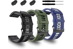 ZPJPPLX 26mm Easy Fit Fenix 7X Pro 6X 5X Bands,Soft Silicone Sport Straps Compatible for Garmin Epix Pro 51mm /Tactix 7 Pro/Fenix 6X Pro/Fenix 5X Plus/Enduro 2/Descent Mk2i/Mk3i 51mm