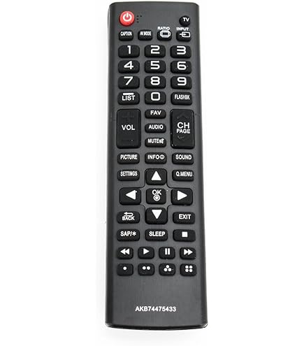 Mando Compatible LG LCD Mando A Distancia Repuesto Para LG TV | Modelo AKB69680403 | Compatible Con Varios Modelos LCD/LED | Control Infrarrojos Mando LG Repuesto