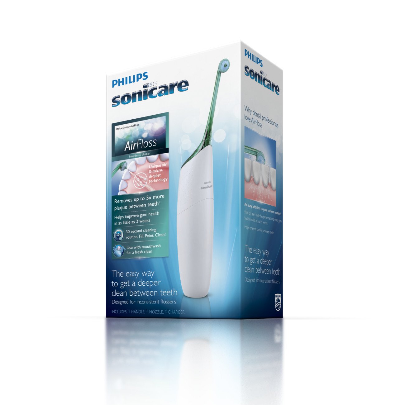 Philips Sonicare AirFloss Rechargeable Electric Flosser, HX8211/03: Beauty