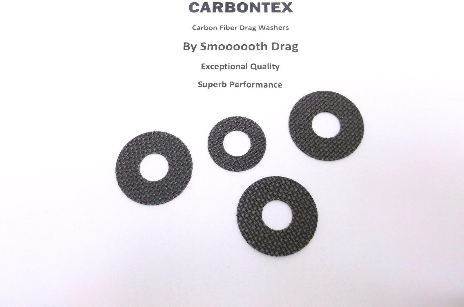 Newell Reel Part S 550 4.6 - (4) Smooth Drag Carbontex Drag Washers #SDN1