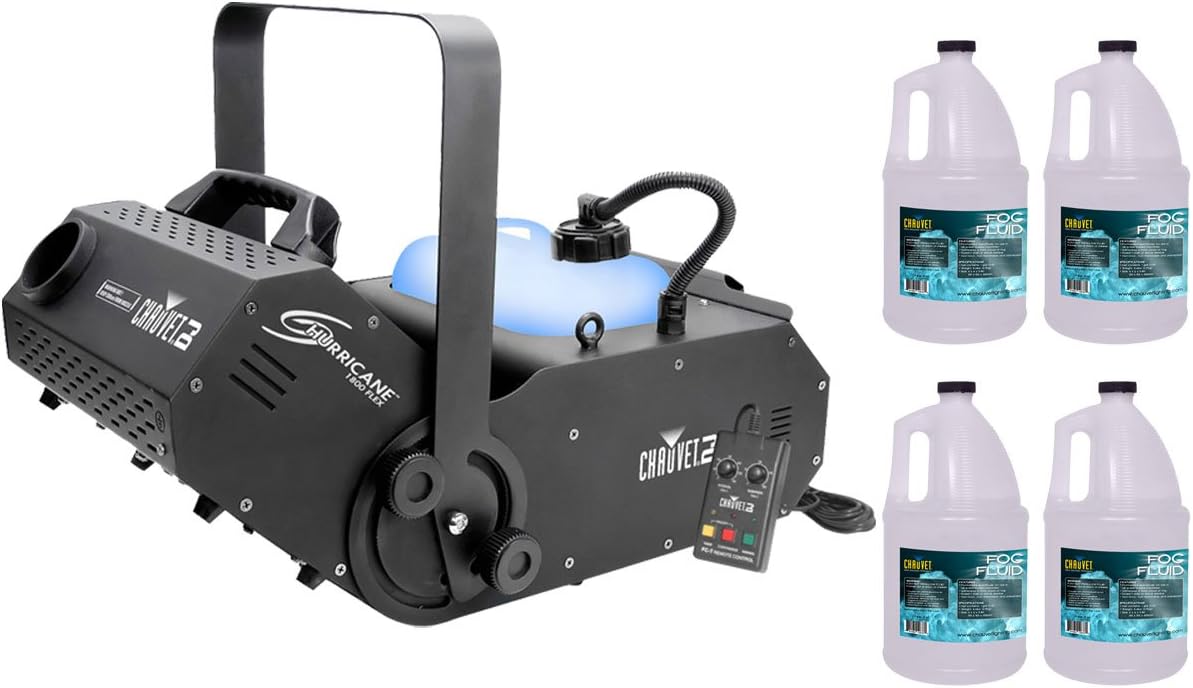 CHAUVET DJ Hurricane 1800 Flex + 4x Fog Fluid