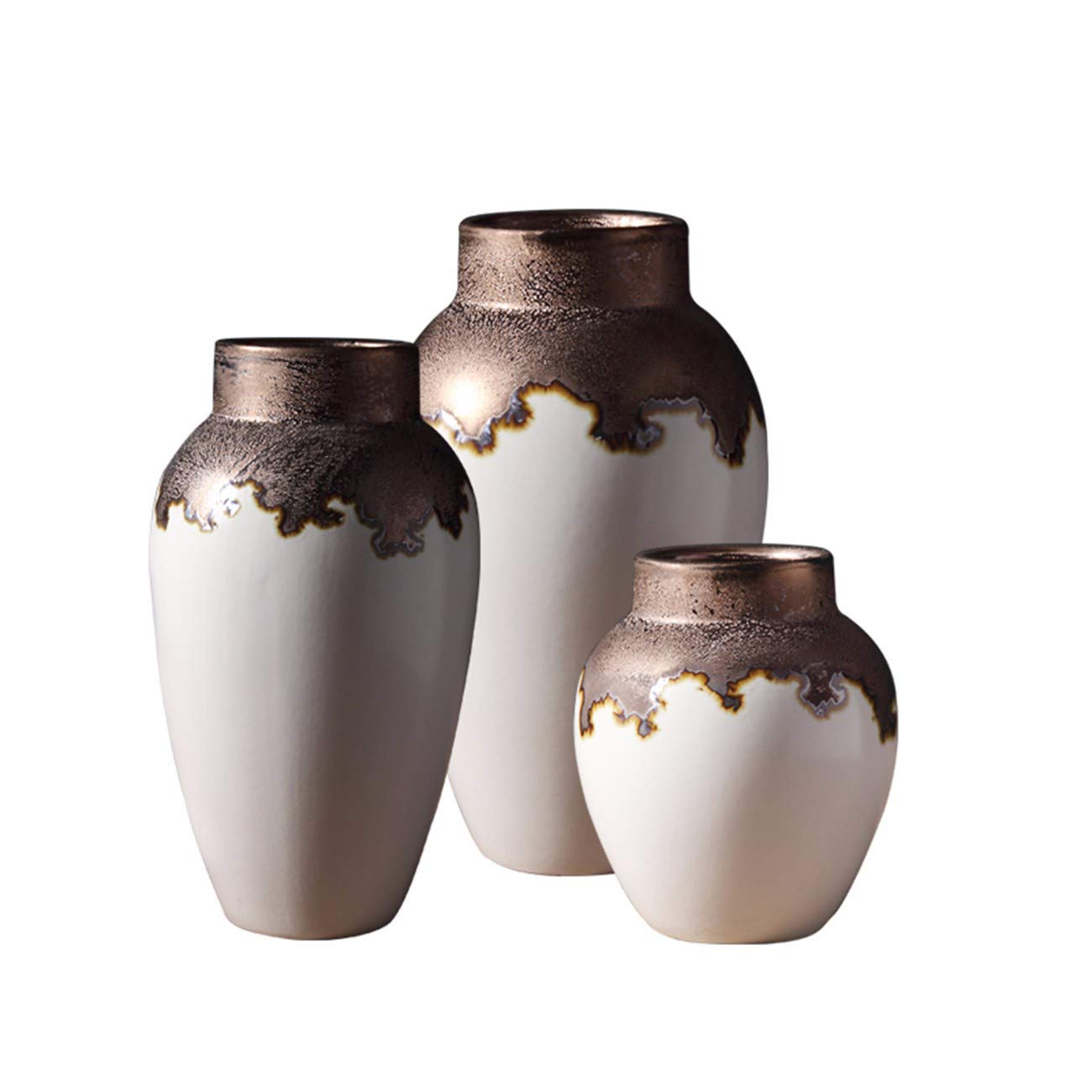 JRFBAHausdekorationen glasierte keramische vasen antiken aus weißem