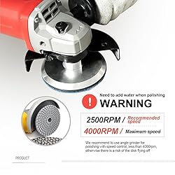 SHDIATOOL 8Pcs 4 Inch Diamond Wet Polishing Pads