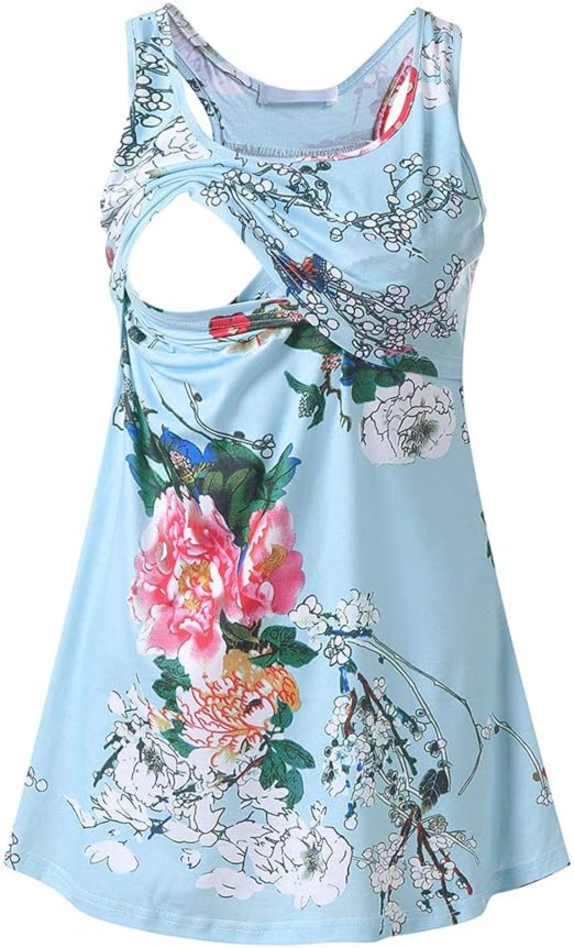 Lurcardo Stillshirt Kurzarm Damen Frauen Umstands Tshirt Aus der Schulter Damen Umstandstop Umstandsmode Stilltop Schwangerschaft Stilloberteil Pure Farbe Shirt Casual Damen Oberteile Schwanger Tops