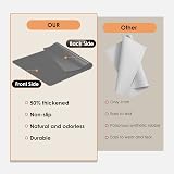 KitchenRaku Extra Large Silicone Worktop Protector Mat 60x40cm Grey view 7