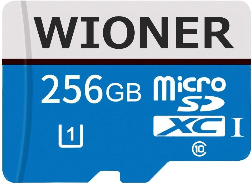 Micro SD SDXC Card 128GB/256GB/400GB High Speed Class 10 Memory Card with SD Adapter (256GB)